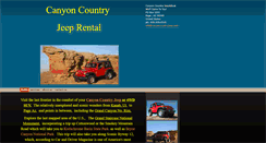 Desktop Screenshot of canyoncountryjeep.com